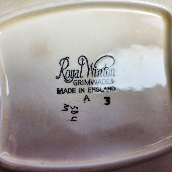 Royal Winton Grimwades Dish 7.5" x 5.75" Elizabethan Ale House 1590 Vintage - Picture 11 of 11